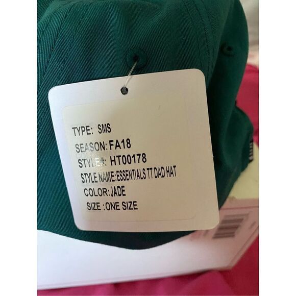Huf men’s NWT essential TT dad hat, jade green adjustable - Picture 4 of 4